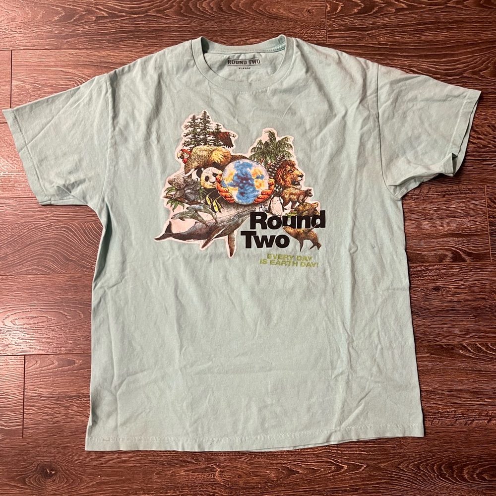 Round Two Everyday Earth Day Front and Graphic